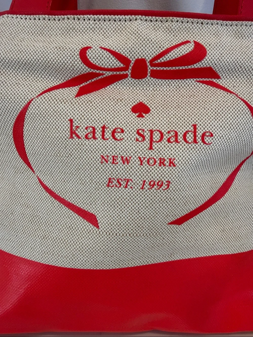 Kate Spade logo Canvas Tote